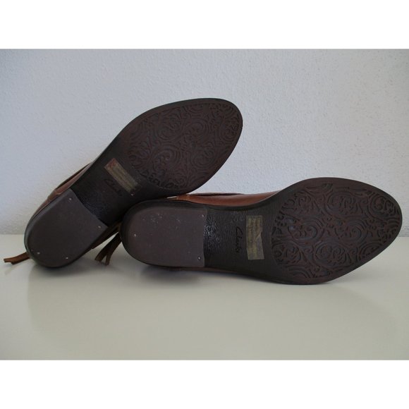 Clarks Artisan Spye Celeste Tan Leather Ankle Boot - Picture 15 of 15